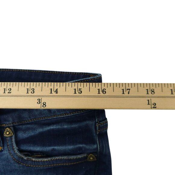 Kut From The Kloth Distressed Ankle Jeans Womens Size 6 Frayed Hem Skinny Denim - Picture 13 of 15